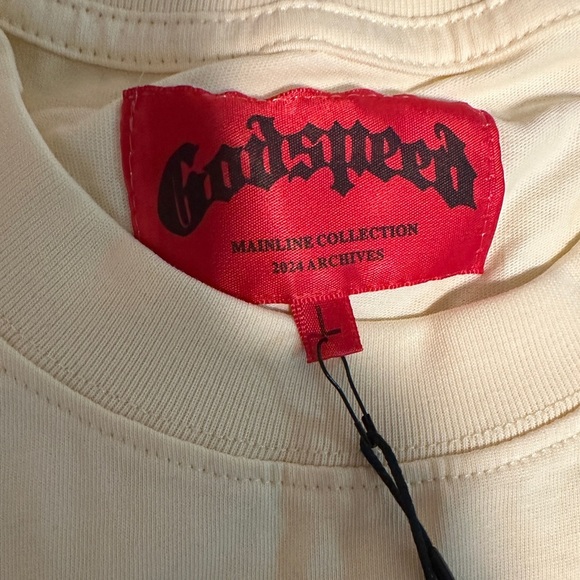 Godspeed Cream Graphic Tee New Statue of Liberty Special Edition New - Picture 5 of 8